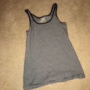 Black and White Striped Tank
